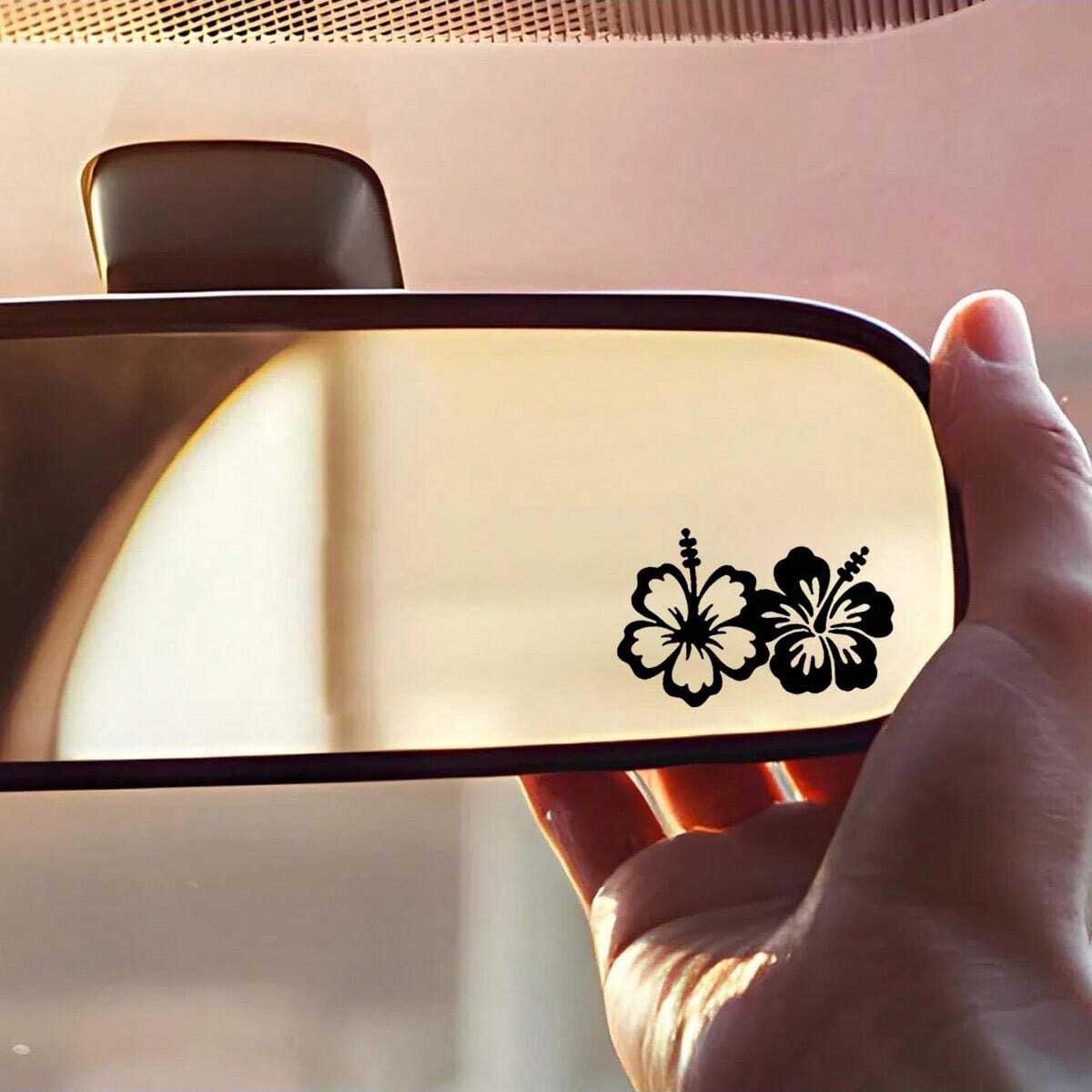 Decor Lighting Pack - 1 Pak Stiker Cermin Mobil, Stiker