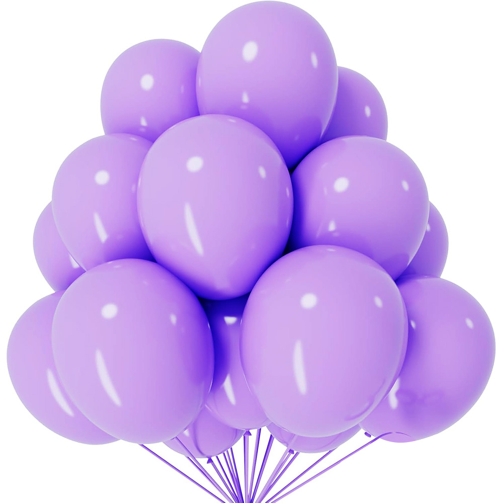 Decor Lighting Pack - Balon Lateks Ungu Muda 5-100 Buah/Pak
