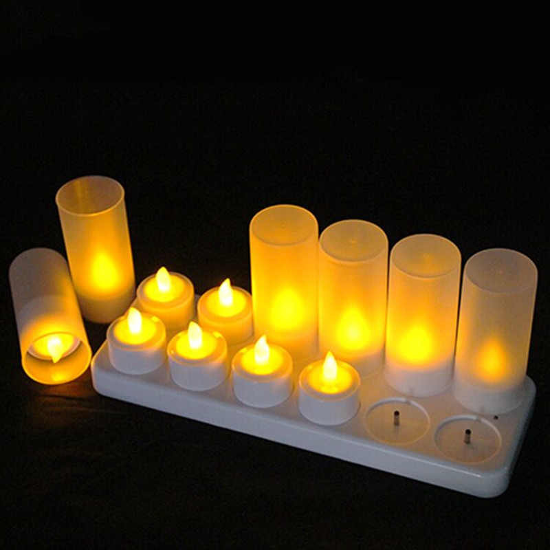 Decor Lighting Pack - Paket berisi 12 Lilin LED Isi
