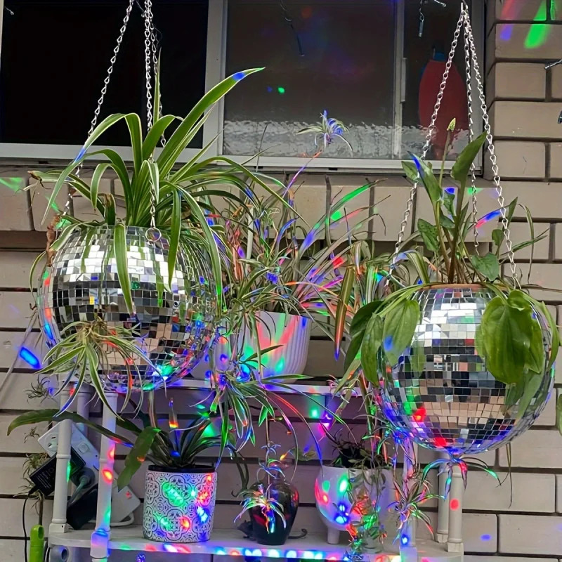 Disco Ball Mirror - Penanam Bola Cermin Disko Gantung Terinspirasi