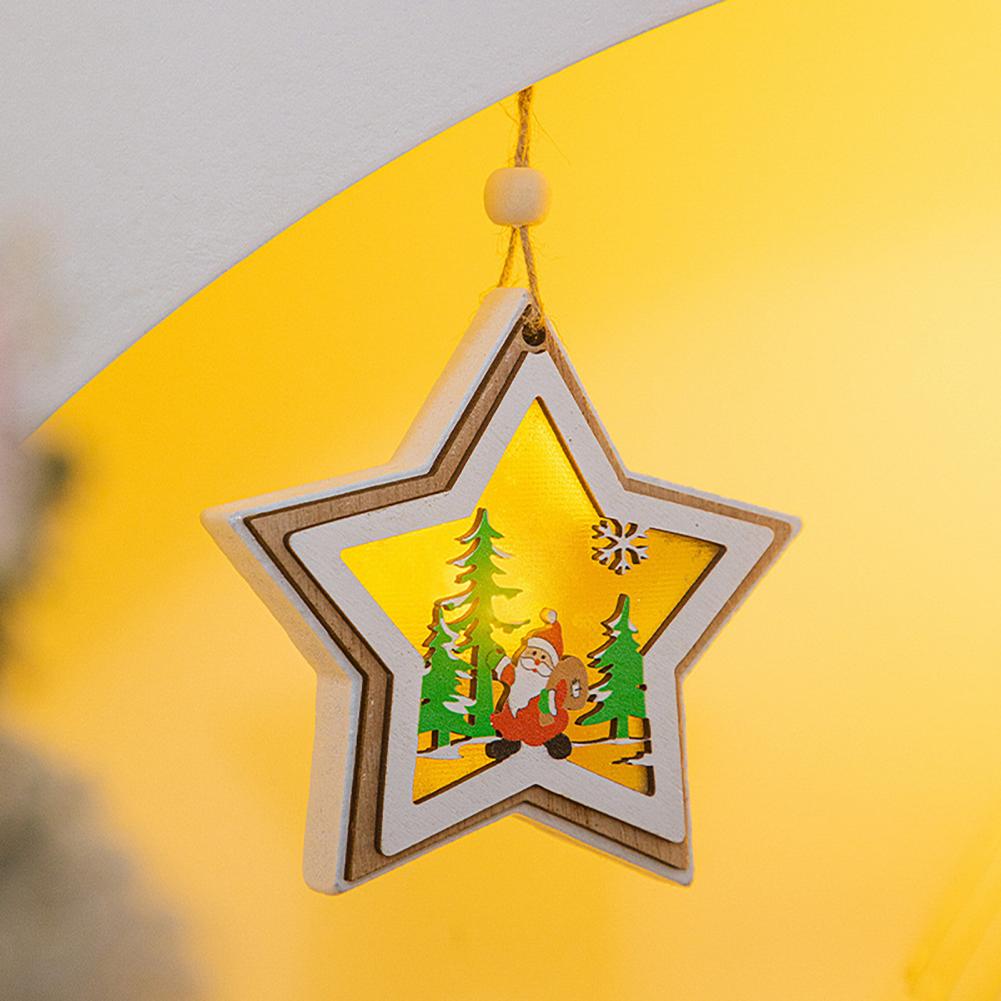 Elements Lighting Decor - Elemen Dekorasi Natal Klasik Ornamen Kayu