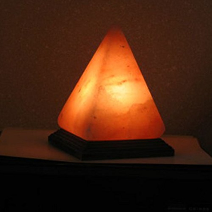 Himalayan Salt Lamp - Lampu Garam Himalaya Asli Bentuk Piramida