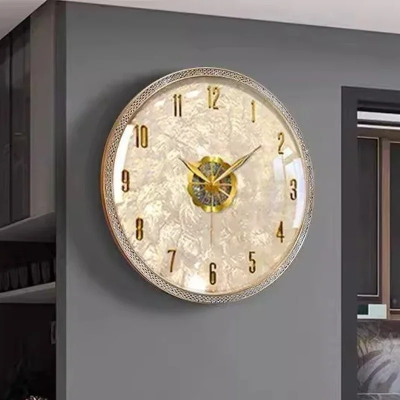 Lighting Home Decor Items - Jam Dinding Ruang Tamu Mewah Modern