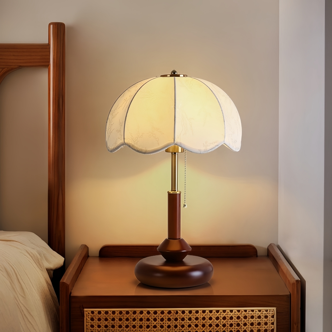 Home Lighting And Decor - Lampu Meja Vintage Berbentuk Kubah dengan
