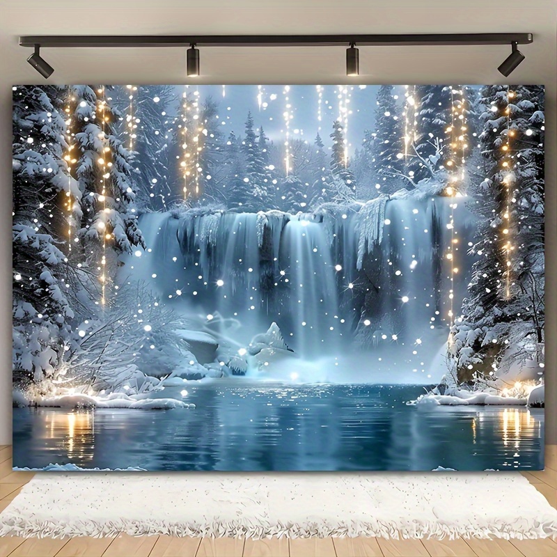 Elements Lighting Decor - Kain latar belakang fantasi Natal -