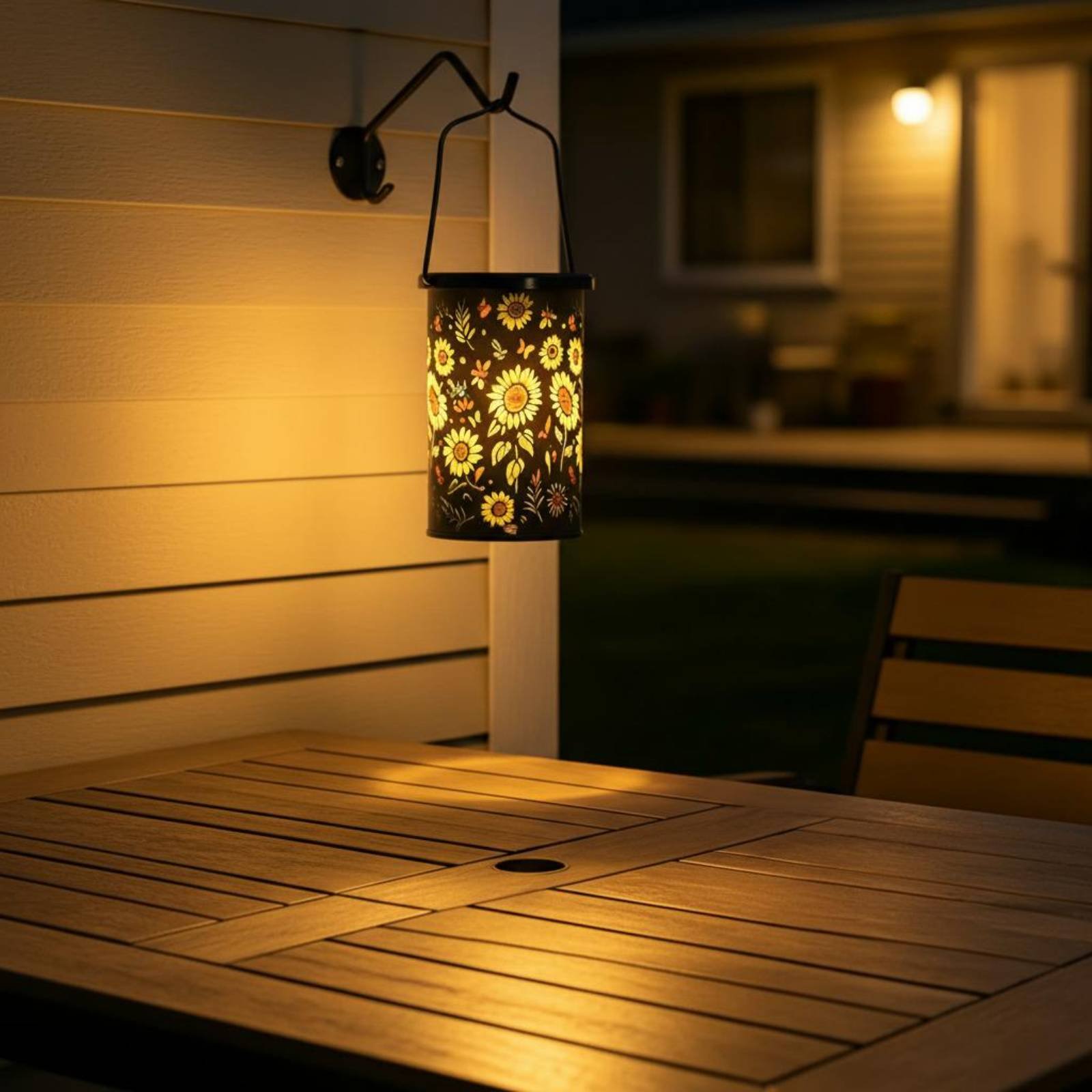 Lighting Design Decor - Lentera Bunga Desain Vintage Lentera Surya