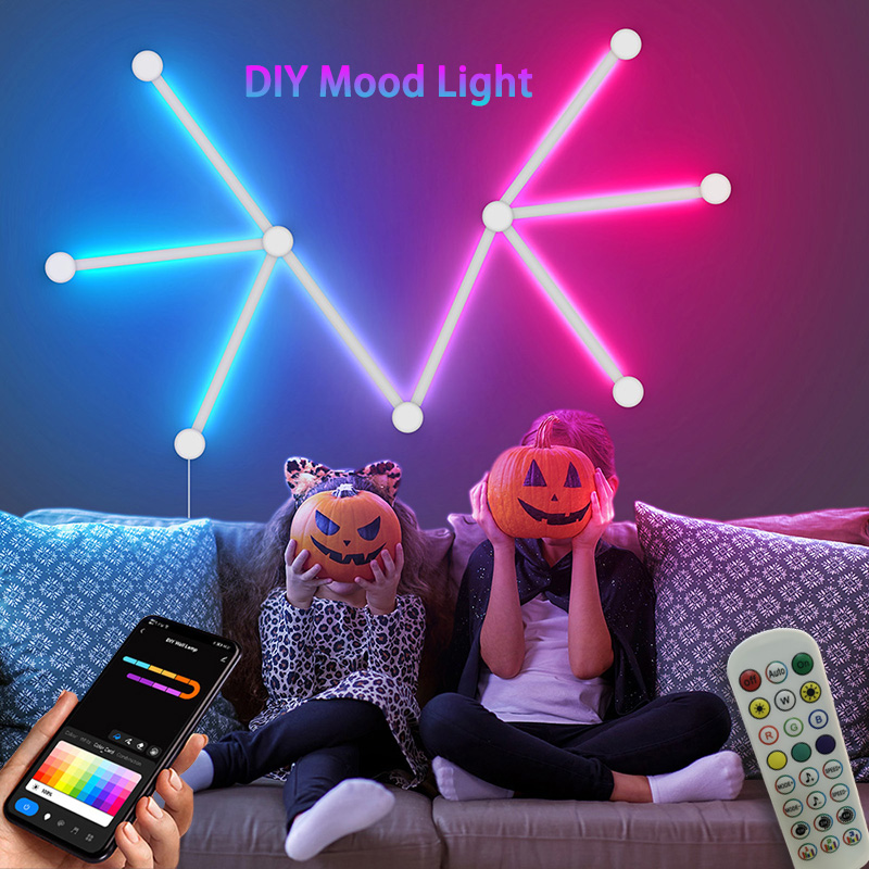 Lighting Decor For Bedroom - Lampu Dinding RGB Pintar, Lampu LED