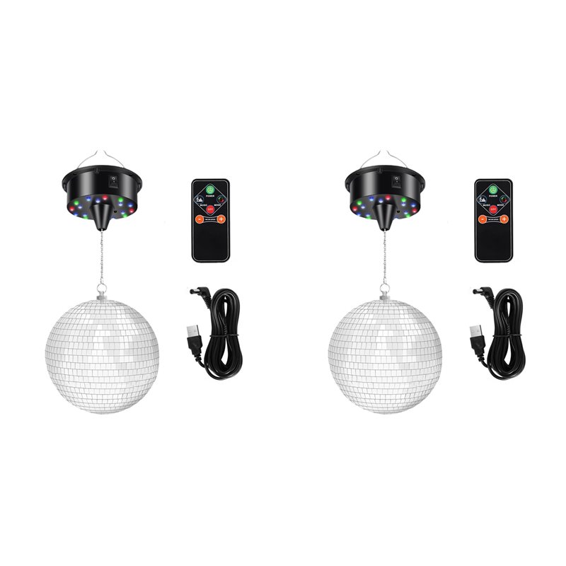 Disco Ball Mirror - AT41 2 Set Bola Disko Gantung
