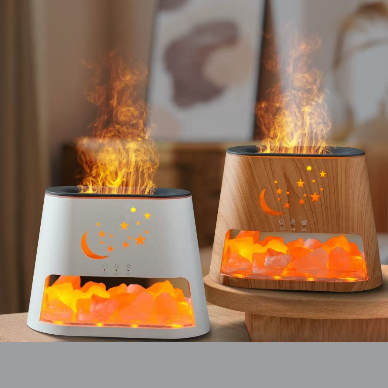 Himalayan Salt Lamp - Diffuser Minyak Esensial Aromaterapi 250ML Dengan