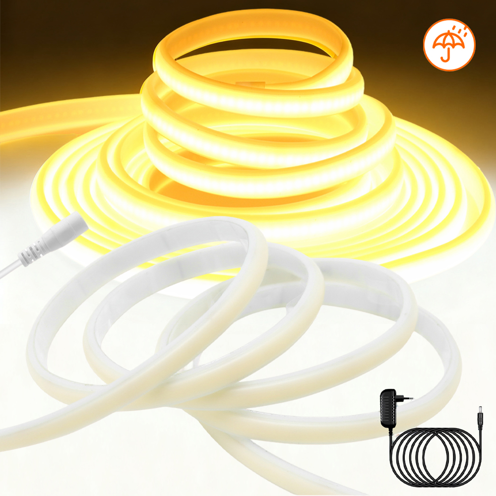 Decor Lighting Uk - Lampu Strip LED COB 12V Fleksibel