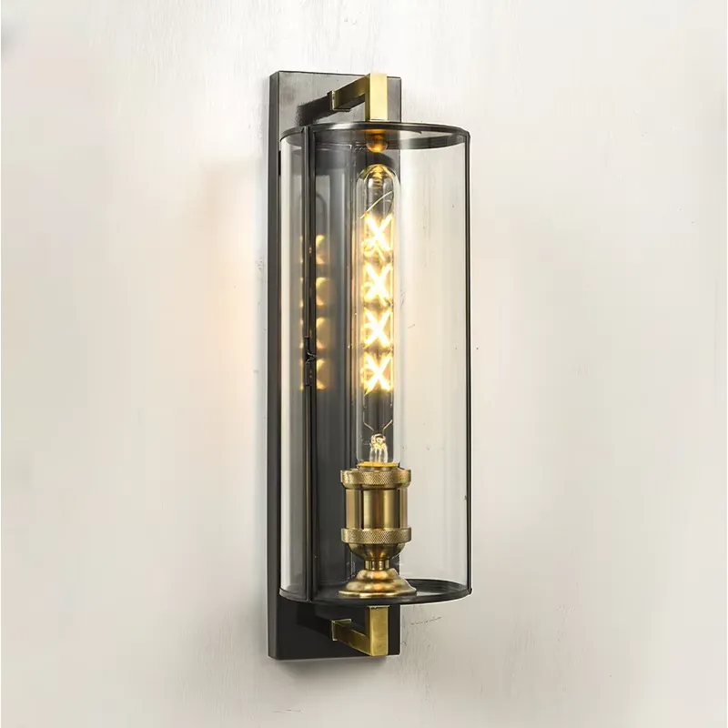 Home Lighting And Decor - Lampu Gantung Led Silinder Emas Modern