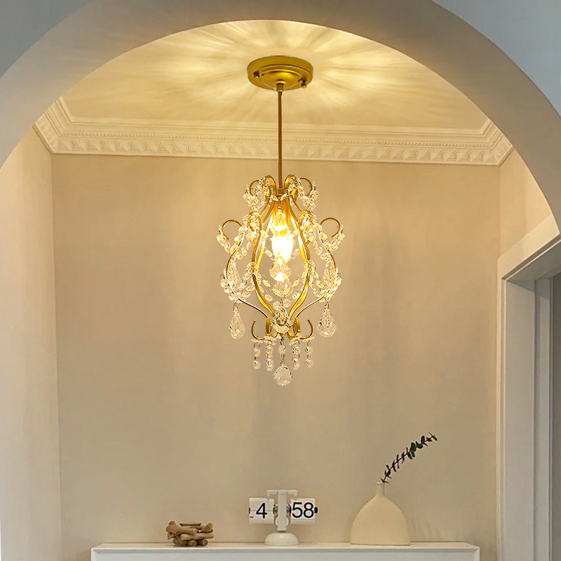Lighting Home Decor Items - Lampu Gantung Kecil Kristal Amerika Lampu