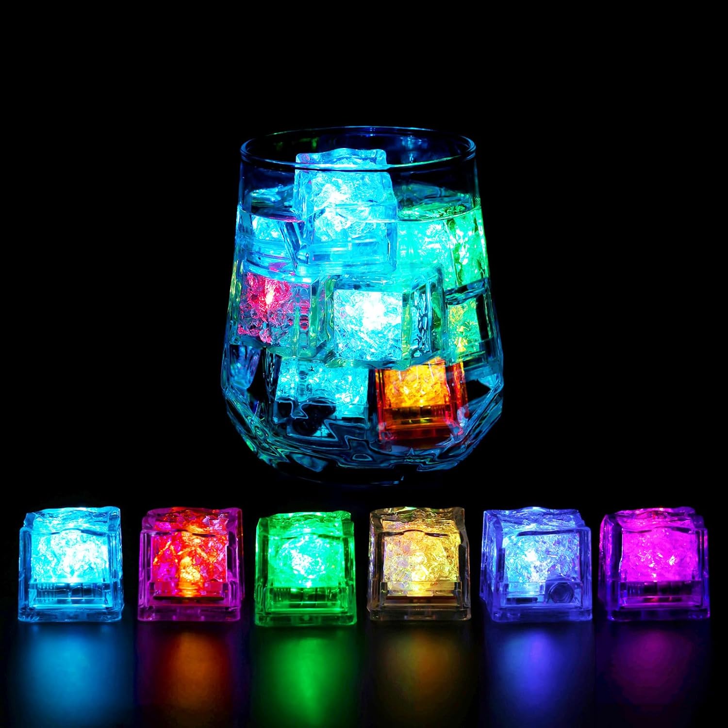 Decor Lighting Pack - 50/100 Paket Es Batu LED Menyala
