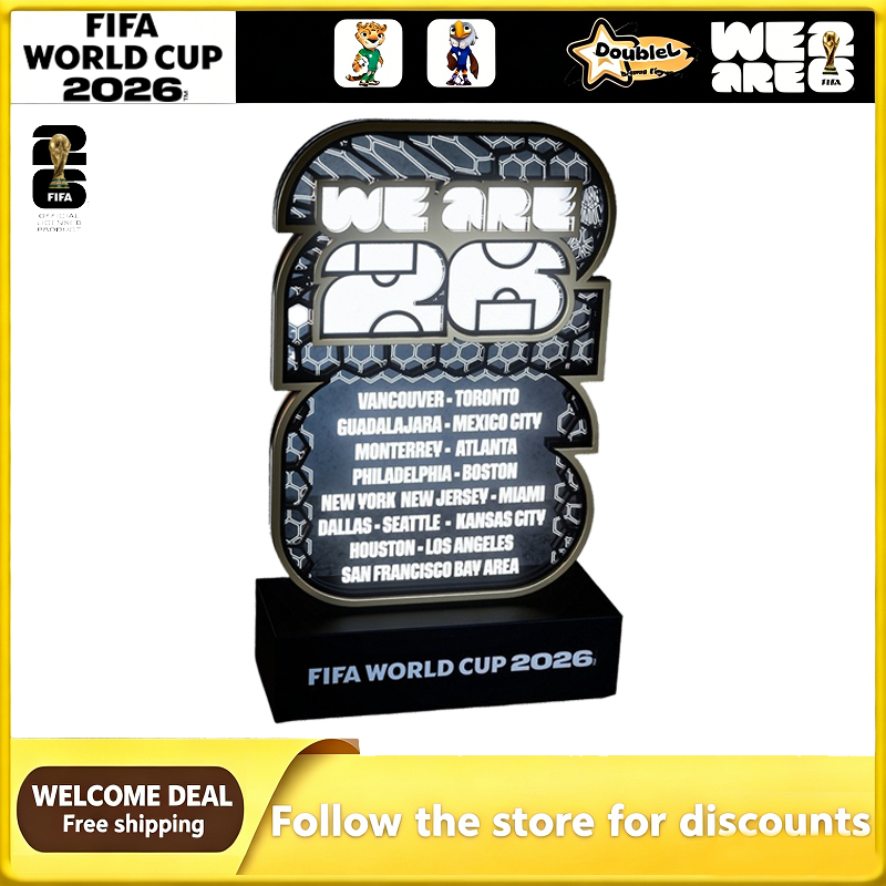 Lighting Home Decor Items - Lampu Malam LED 3D Piala Dunia