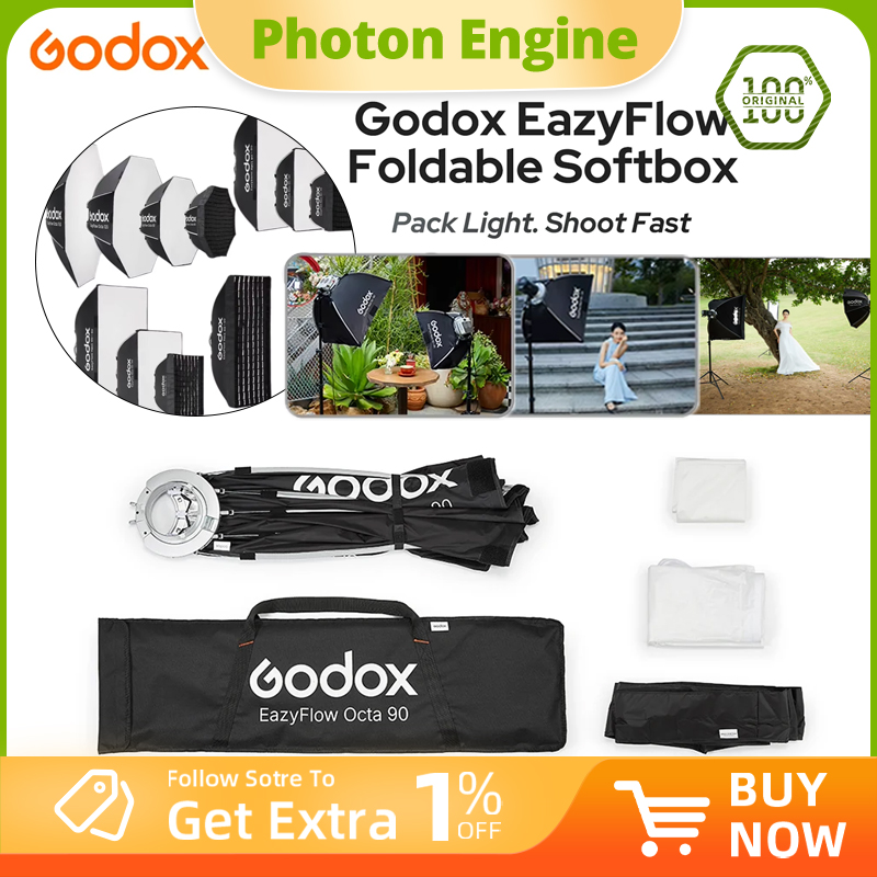 Lighting Gallery - Godox EazyFlow seri Softbox Lipat dengan