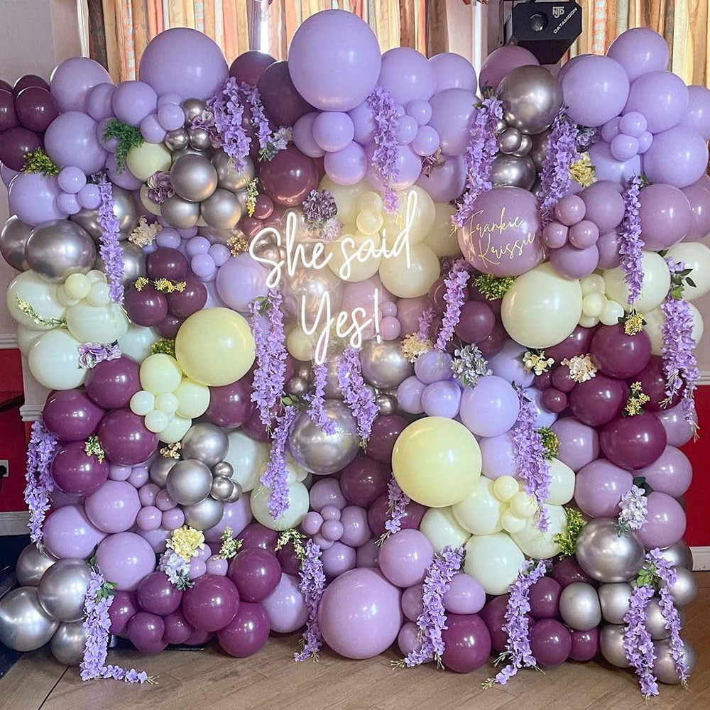 Balon Lateks Ungu Muda 5-100 B - Decor Lighting Pack ulasan dan harga