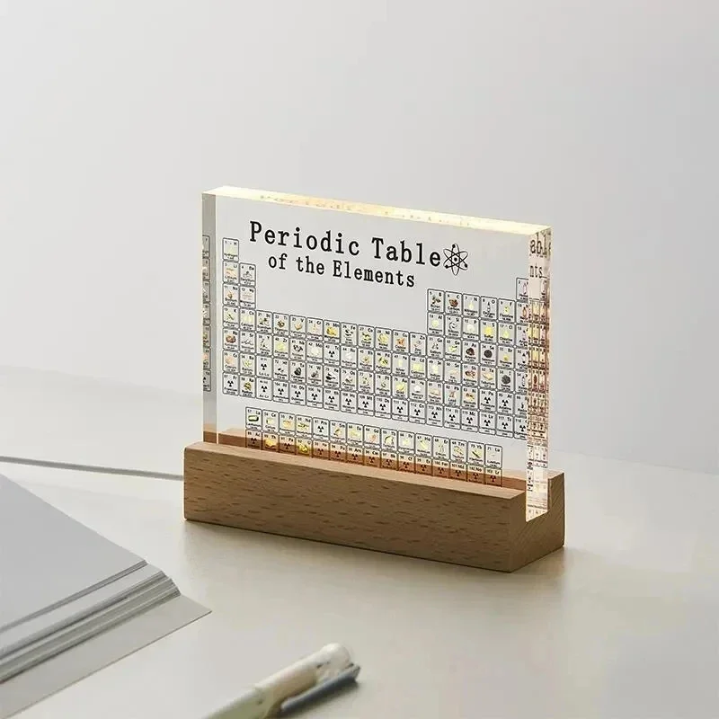 Cetakan Akrilik Tabel Periodik - Elements Lighting Decor ulasan dan harga