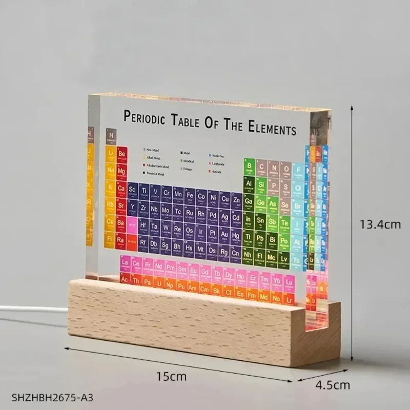 Cetakan Akrilik Tabel Periodik - Elements Lighting Decor ulasan dan harga