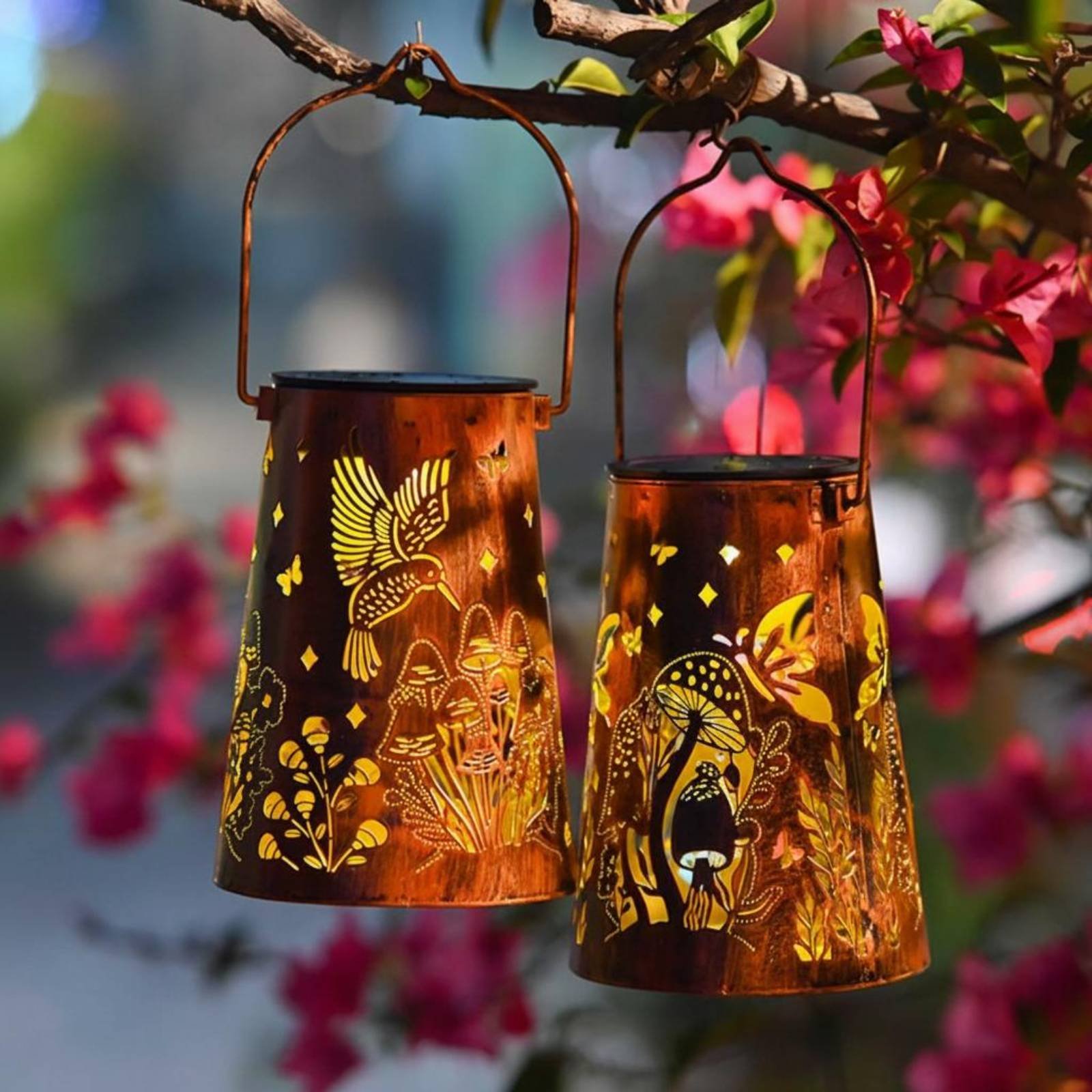 Lampu Taman Motif Bunga, Lampu - Lighting Design Decor ulasan dan harga