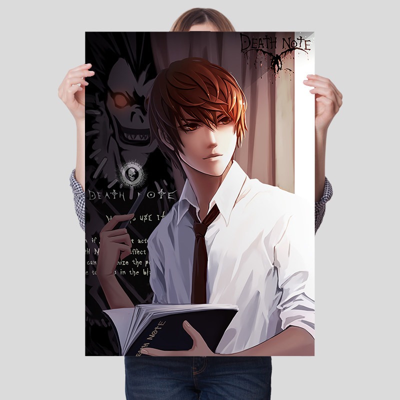 Death Note Cetakan Kanvas Tanp - Lighting Home Decor Items ulasan dan harga