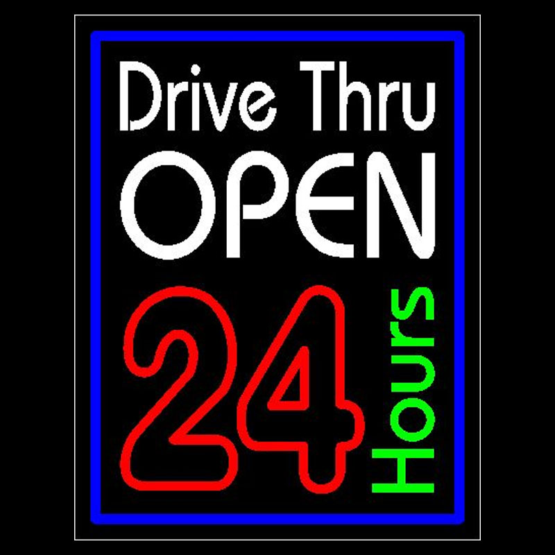 Tanda Neon Berkendara Melalui  - Decor Lighting Opening Hours ulasan dan harga