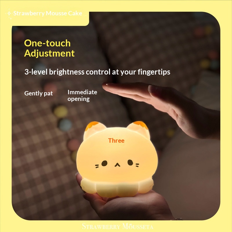 Lampu Sentuh Gurita Strawberry - Lighting Home Decor Items ulasan dan harga