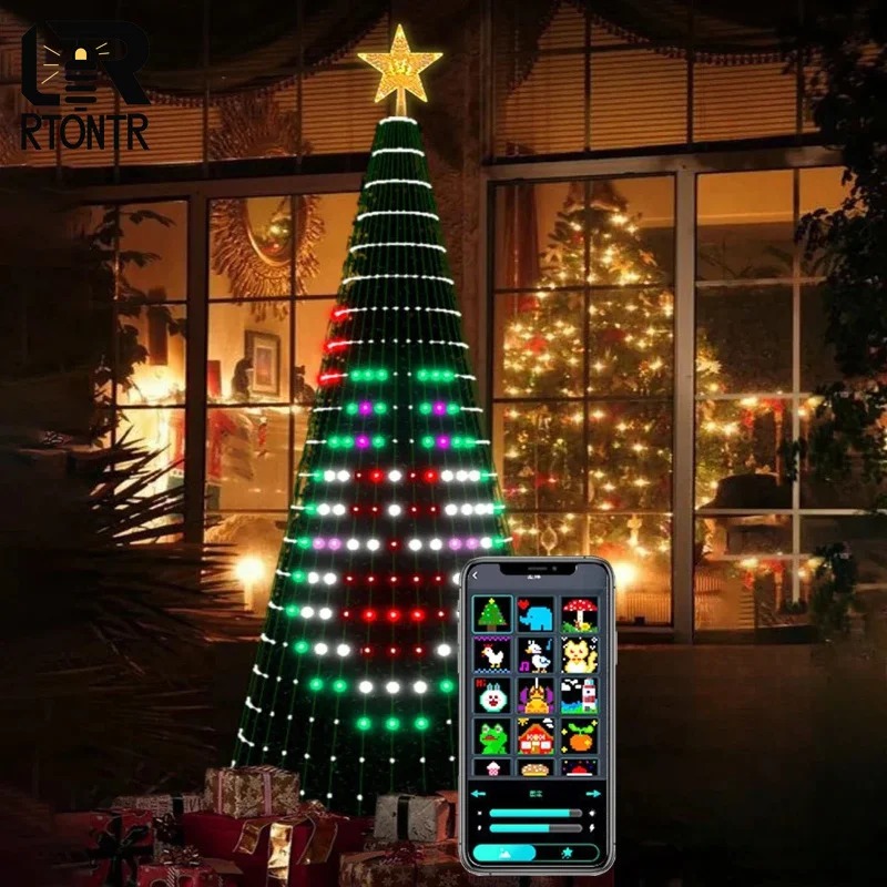 Lampu Pohon Bintang Natal RGB  - Home Lighting And Decor ulasan dan harga