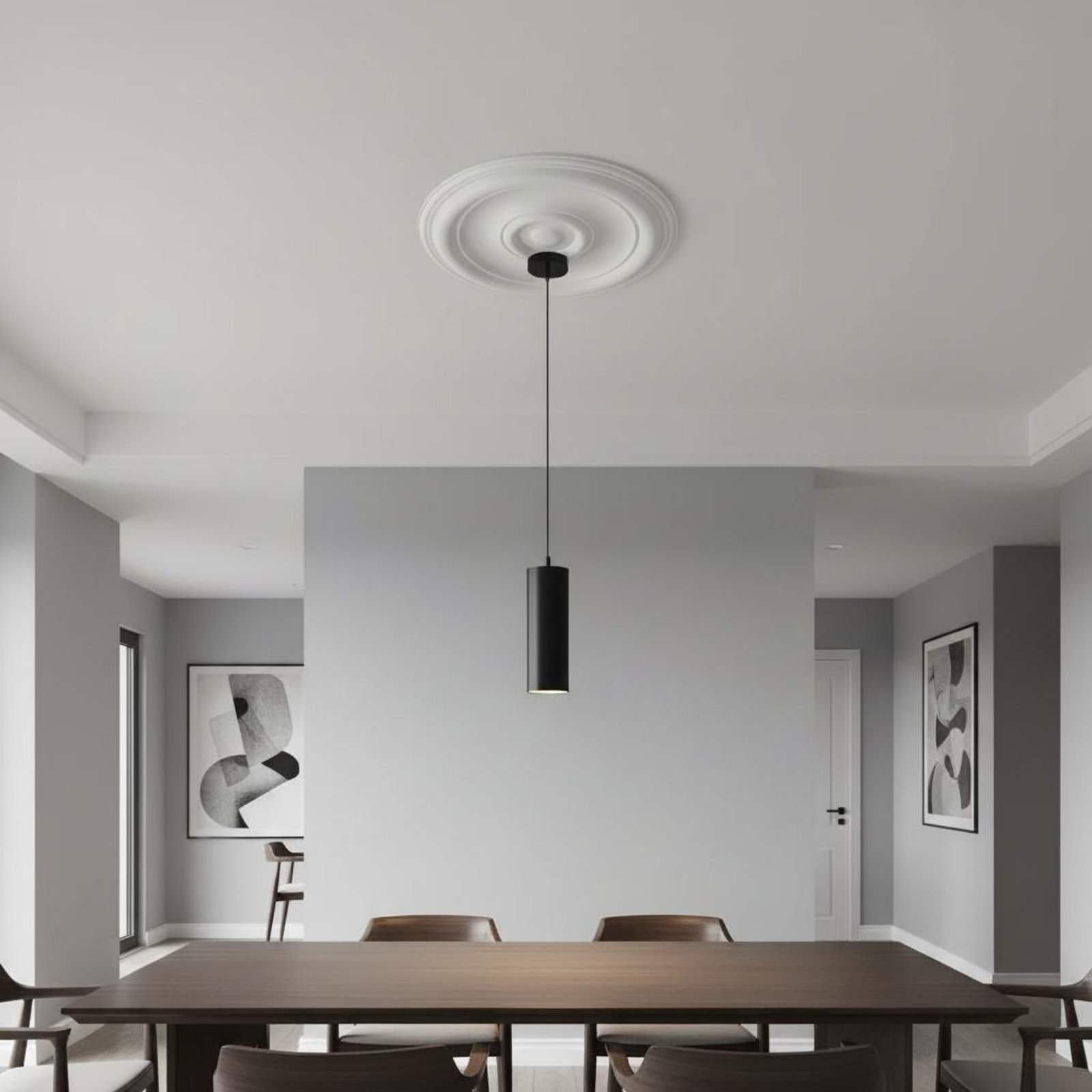 Medali Plafon Bulat Desain Ero - Lighting Design Decor ulasan dan harga