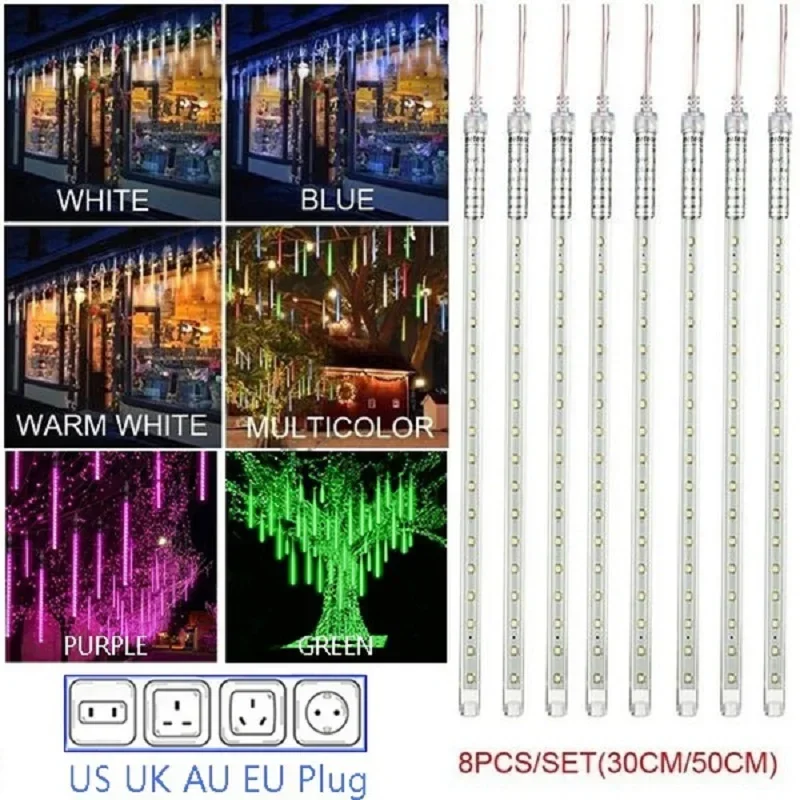 Lampu setrip LED 8 tabung huja - Decor Lighting Uk ulasan dan harga