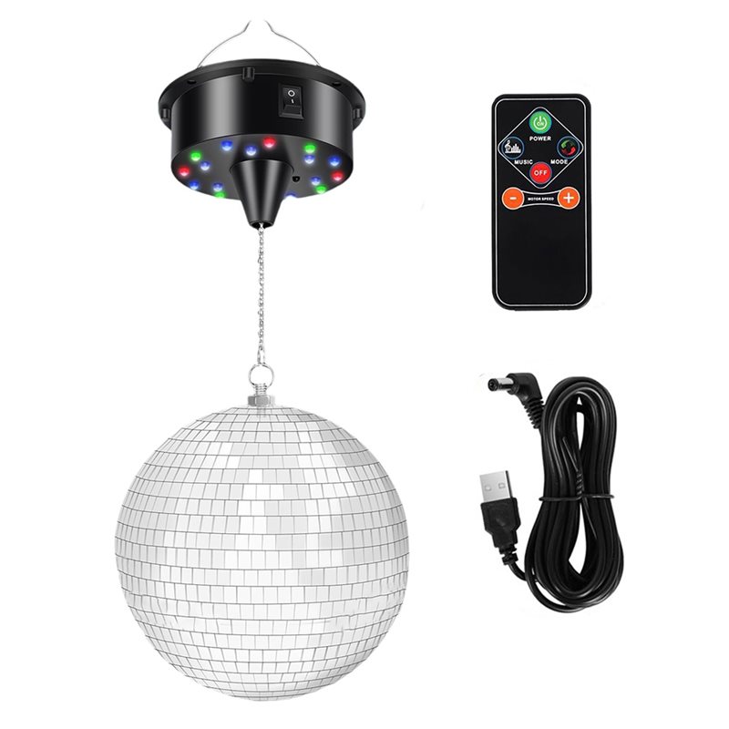 AT41 2 Set Bola Disko Gantung  - Disco Ball Mirror ulasan dan harga