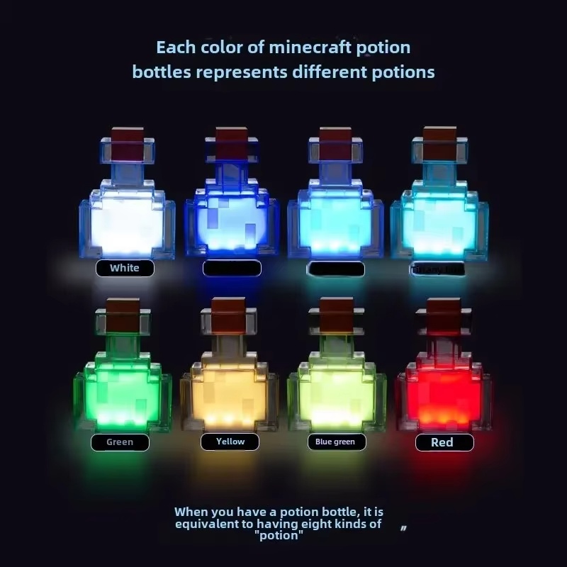 Lampu Malam Botol Ramuan Isi U - Lighting Home Decor Items ulasan dan harga