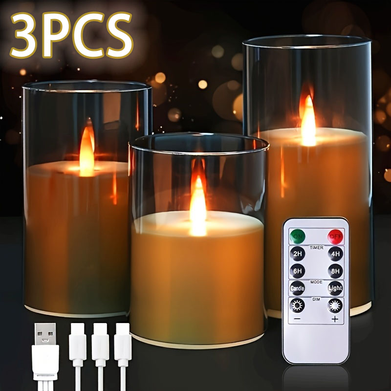 3 Paket Lilin Pilar Palsu Isi  - Decor Lighting Pack ulasan dan harga