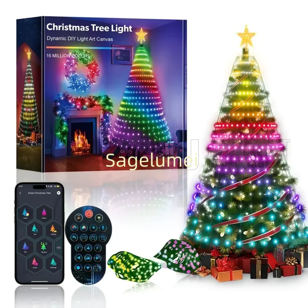 Lampu Natal RGBIC 400LED Lampu - Decor Lighting Uk ulasan dan harga