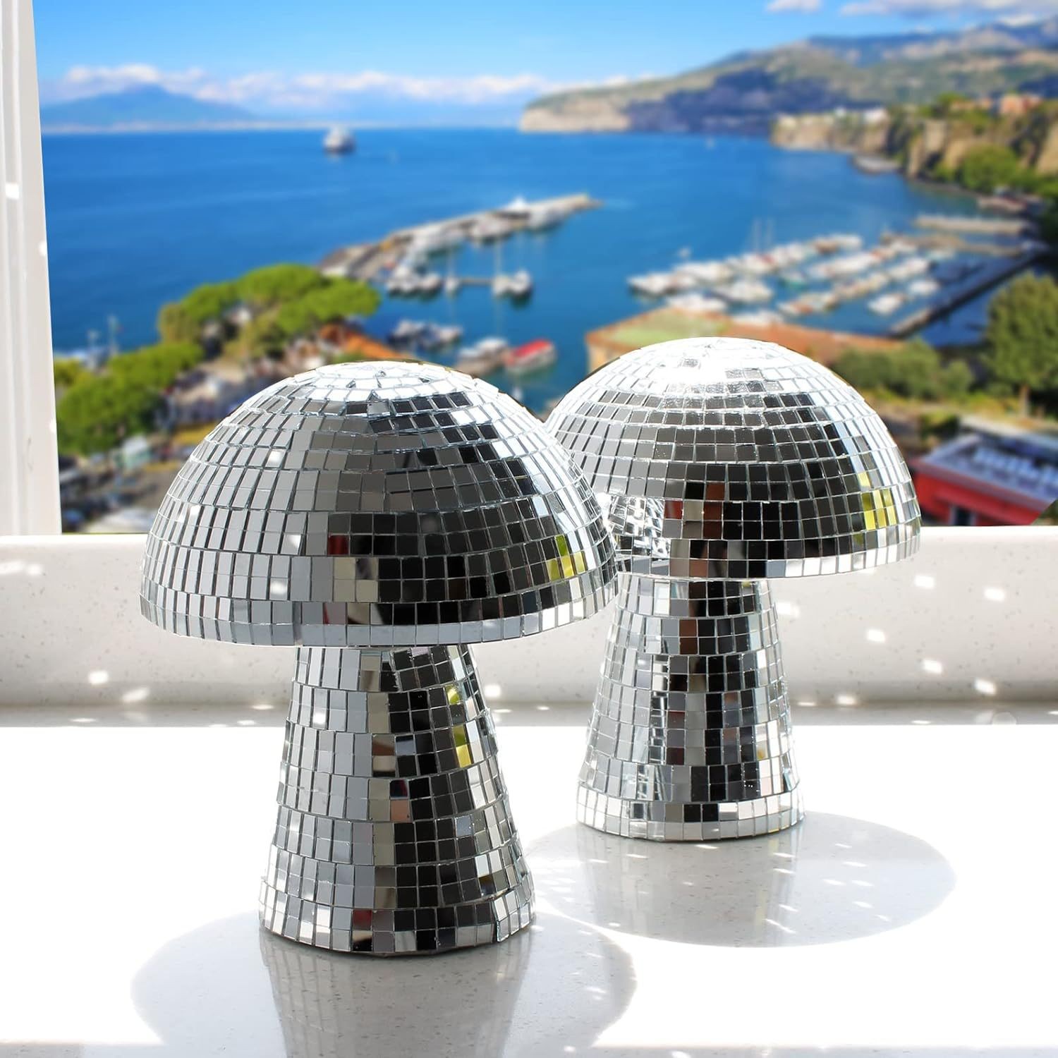 Bola Disko Jamur Kaca Cermin U - Disco Ball Mirror ulasan dan harga