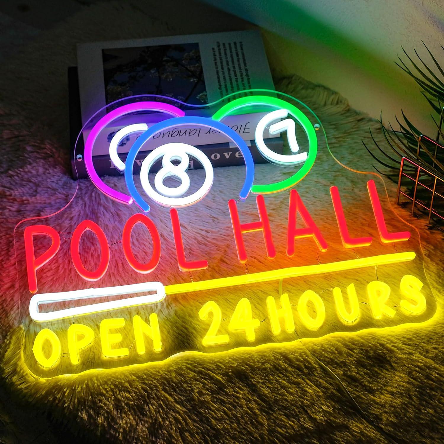 Lampu Neon LED USB yang Dapat  - Decor Lighting Opening Hours ulasan dan harga