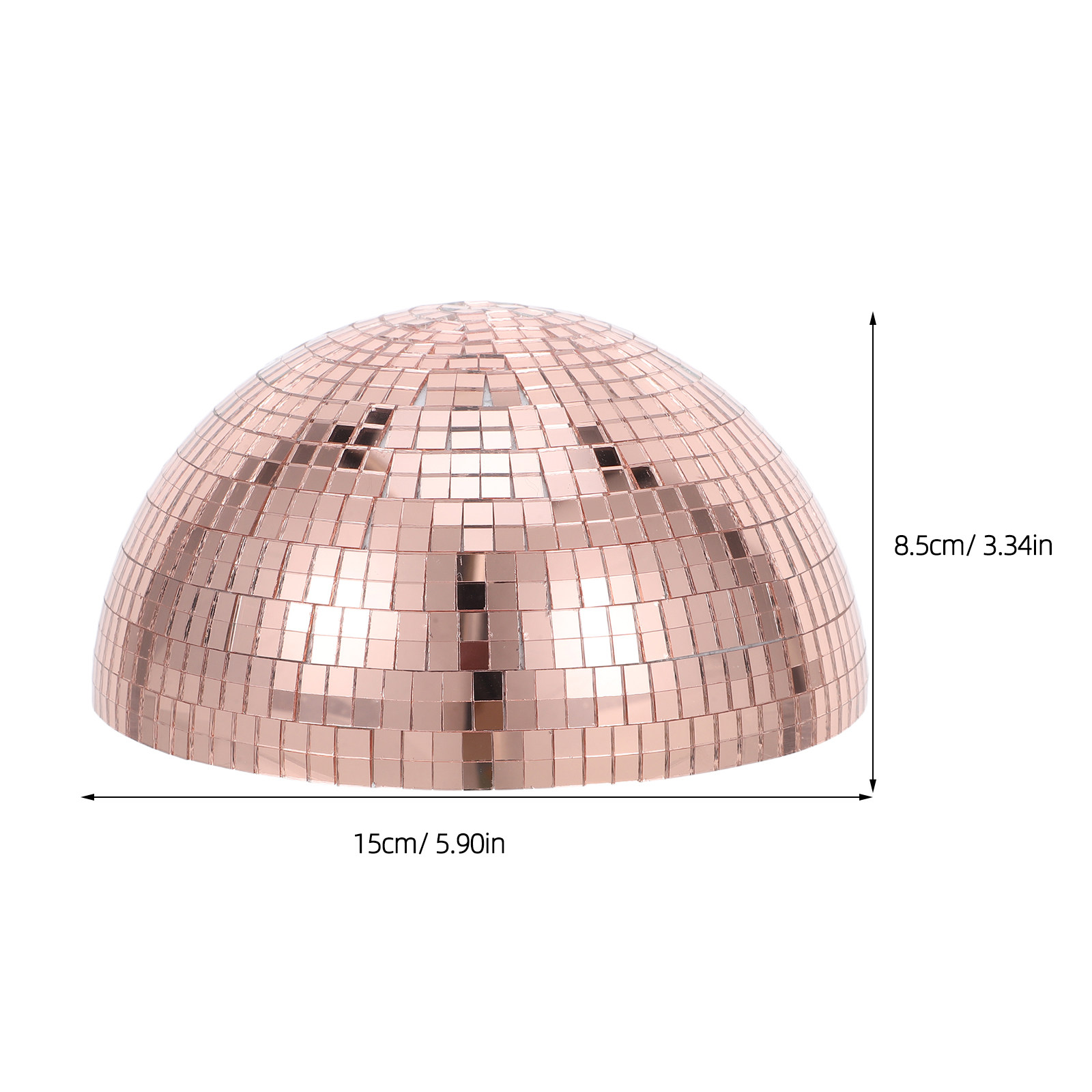 Bola Cermin Taman Setengah Bul - Disco Ball Mirror ulasan dan harga