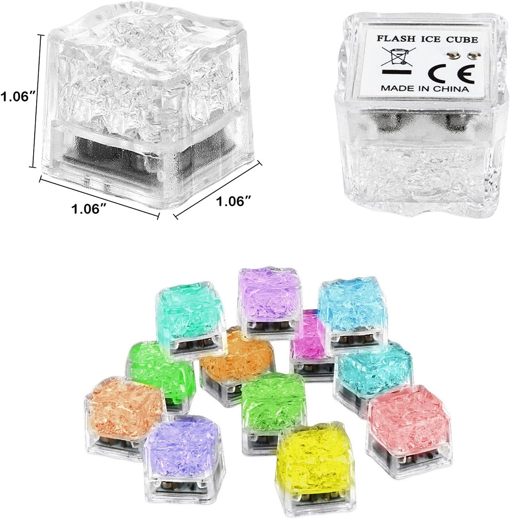 50/100 Paket Es Batu LED Menya - Decor Lighting Pack ulasan dan harga