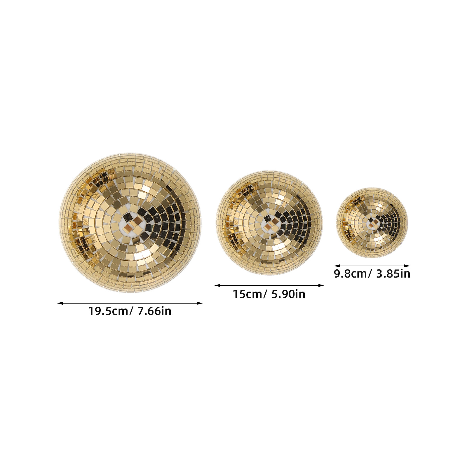 3 Buah Bola Disko Kaca Reflekt - Disco Ball Mirror ulasan dan harga
