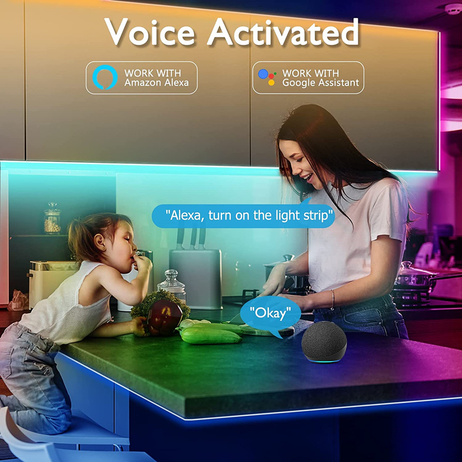 Tuya WiFi, Bluetooth, Remote C - Decor Lighting Uk ulasan dan harga