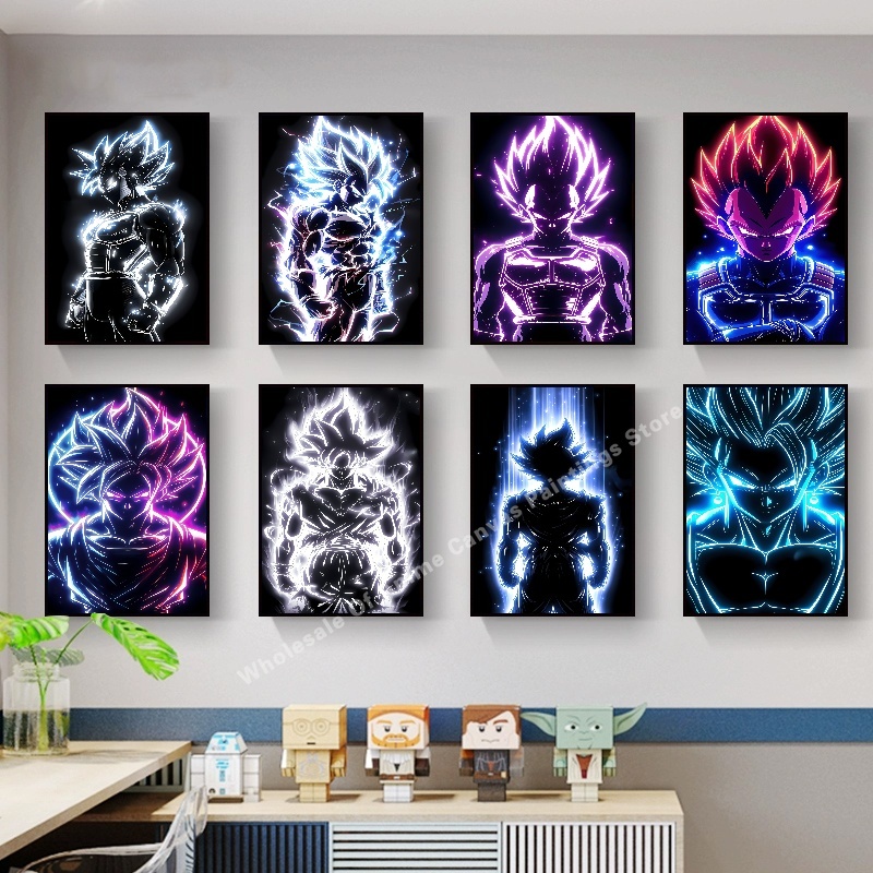 Poster Efek Cahaya Neon Anime  - Lighting Home Decor Items ulasan dan harga