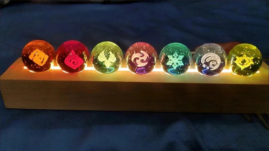 Mainan bola kristal benturan G - Elements Lighting Decor ulasan dan harga