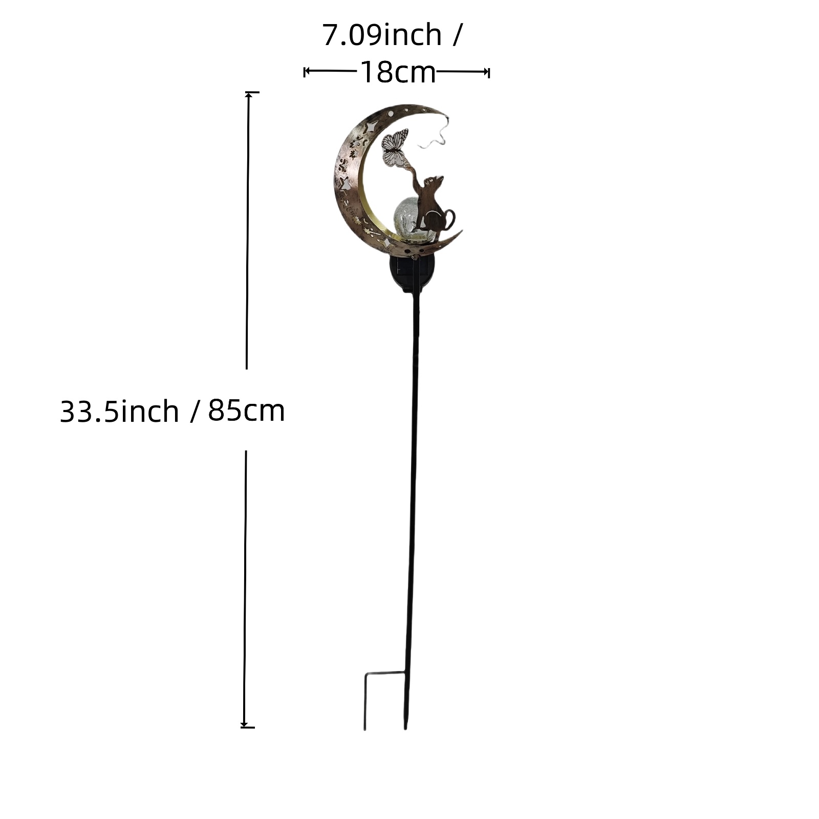 1 Buah Lampu Surya Bulan Kucin - Elements Lighting Decor ulasan dan harga