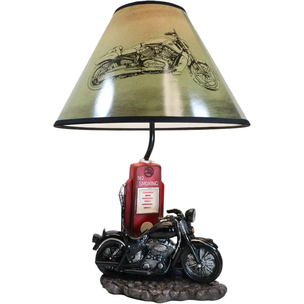 Lampu Meja Pompa Bensin Motor  - Home Lighting And Decor ulasan dan harga