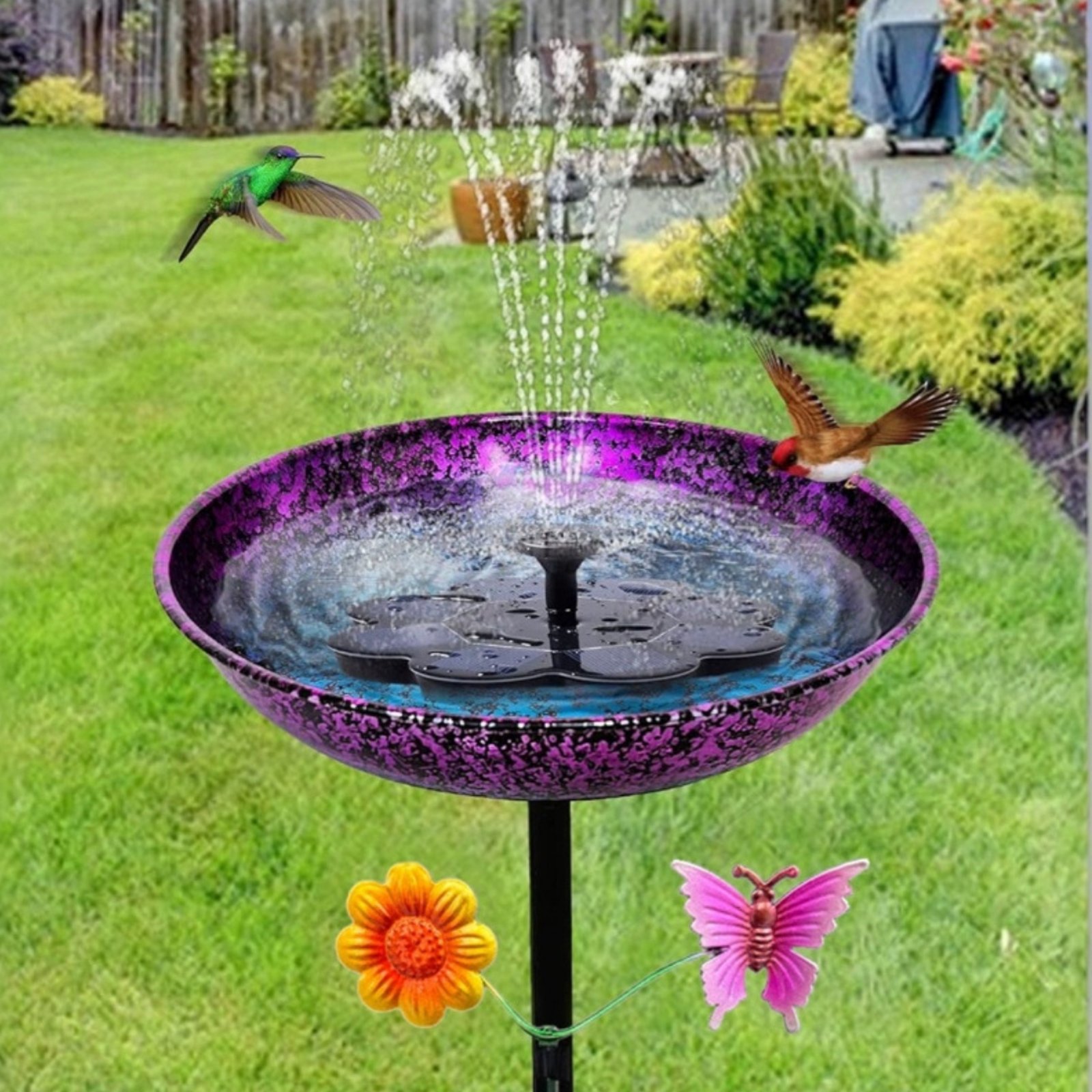 Bak Mandi Burung Logam Tahan L - Elegant Decor & Lighting Llc ulasan dan harga