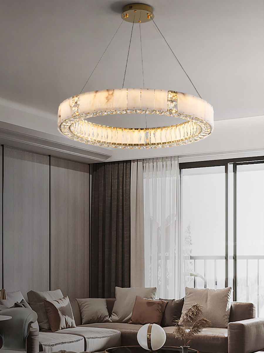 Lampu Chandelier LED Modern Em - Elements Lighting Decor ulasan dan harga