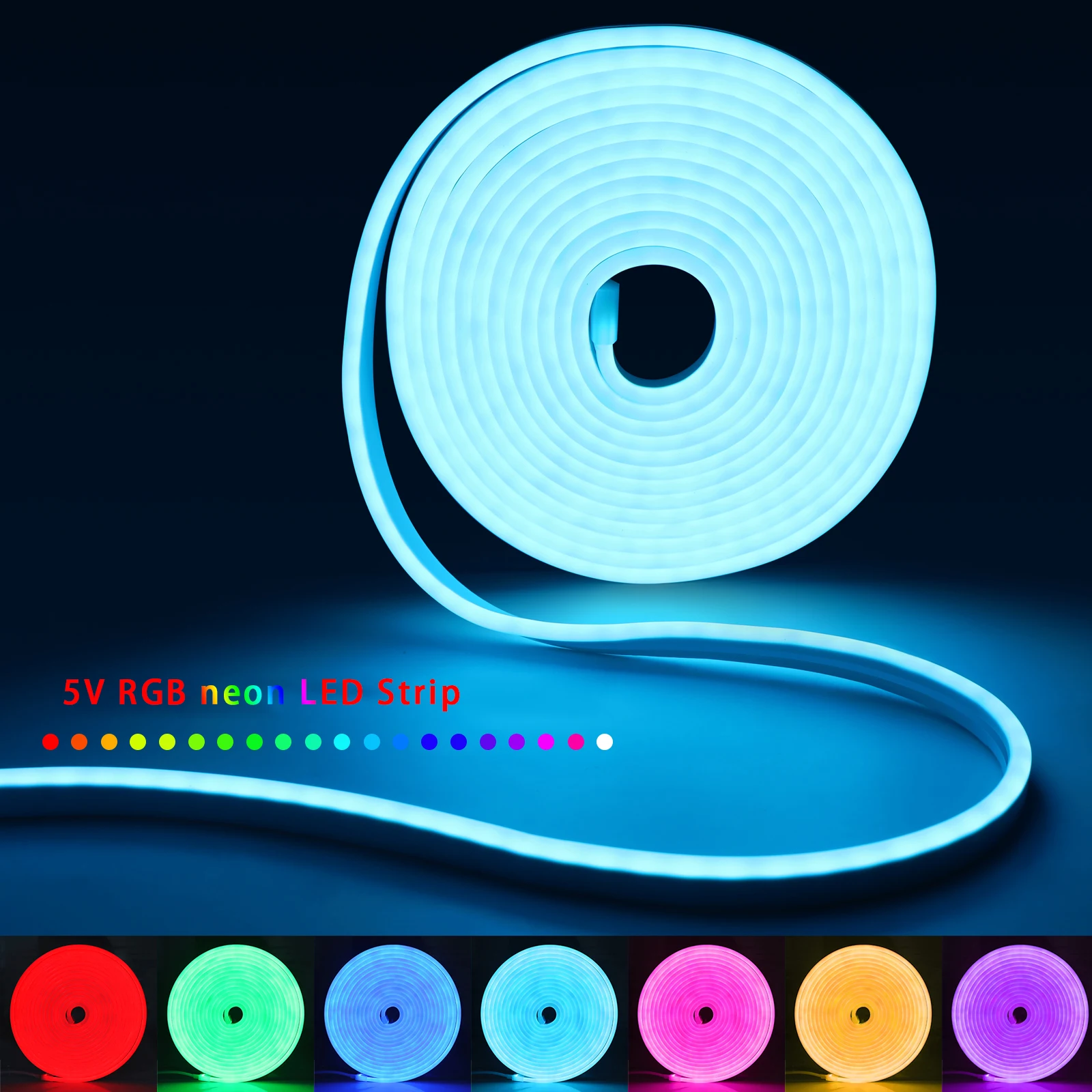 Lampu Strip LED Neon RGB 1-5m  - Lighting Design Decor ulasan dan harga