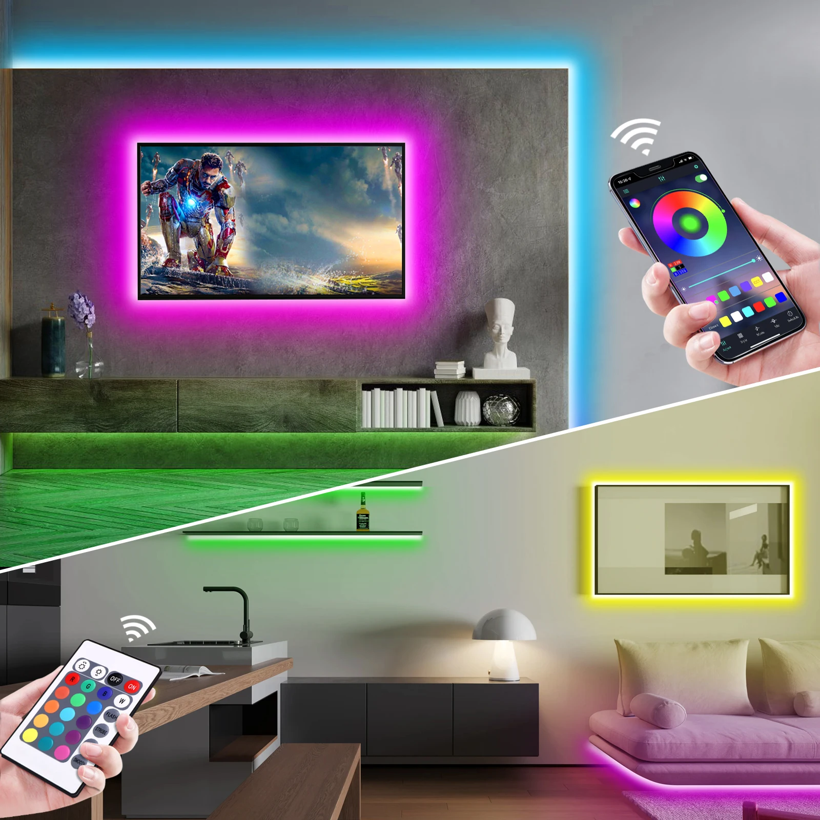 Lampu Strip LED Neon RGB 1-5m  - Lighting Design Decor ulasan dan harga